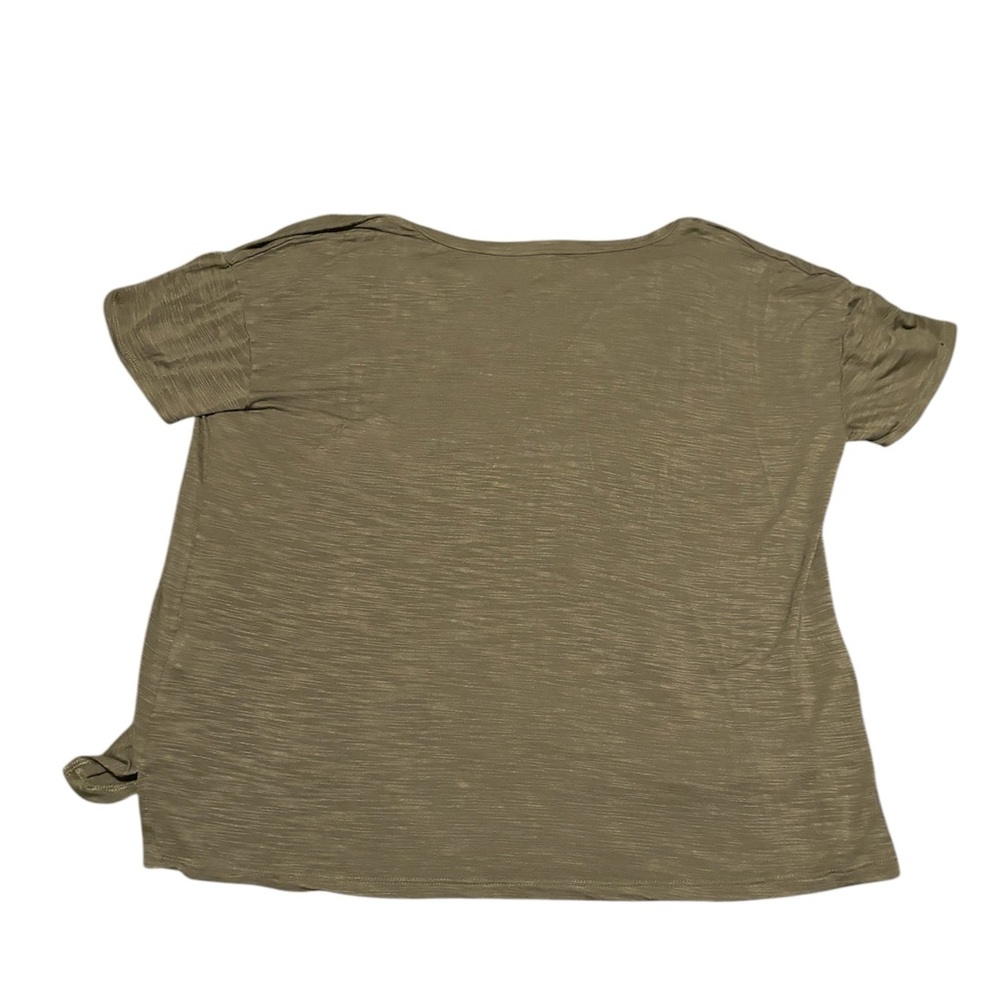Green soft shirt . Size is a medium.